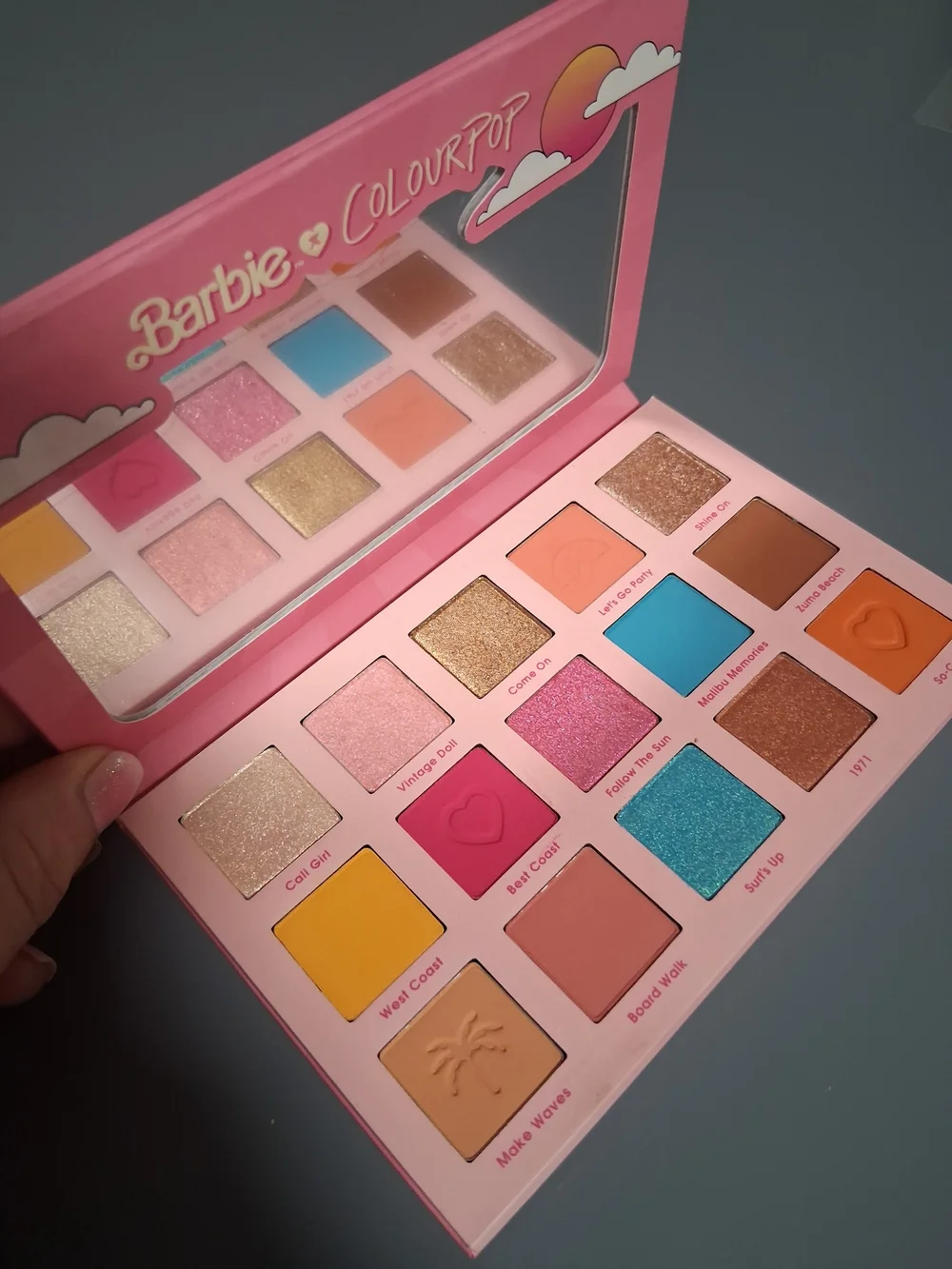 Malibu Barbie ColourPop Eyeshadow Palette